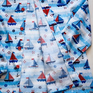 blouse maternelle garçon finitions ourlets