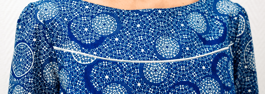 Haut Simplicity été 2016 en tissu wax